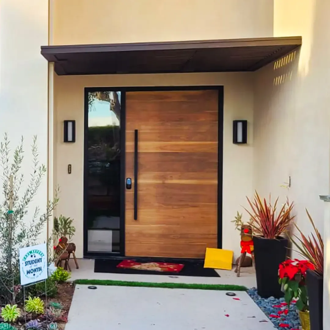 Black Profile 24 Pergola, installed by Mulholland Brand