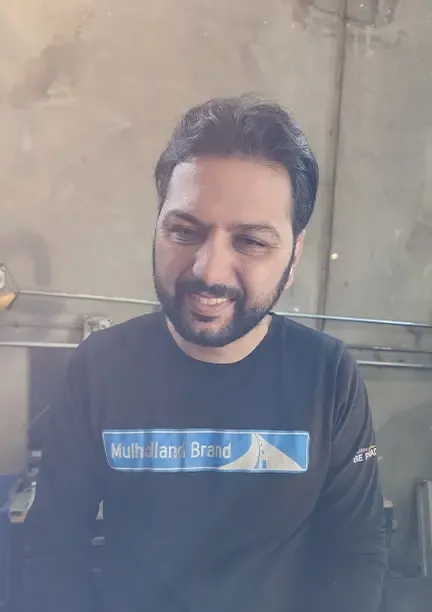 Anis M., Fabrication at Mulholland Brand