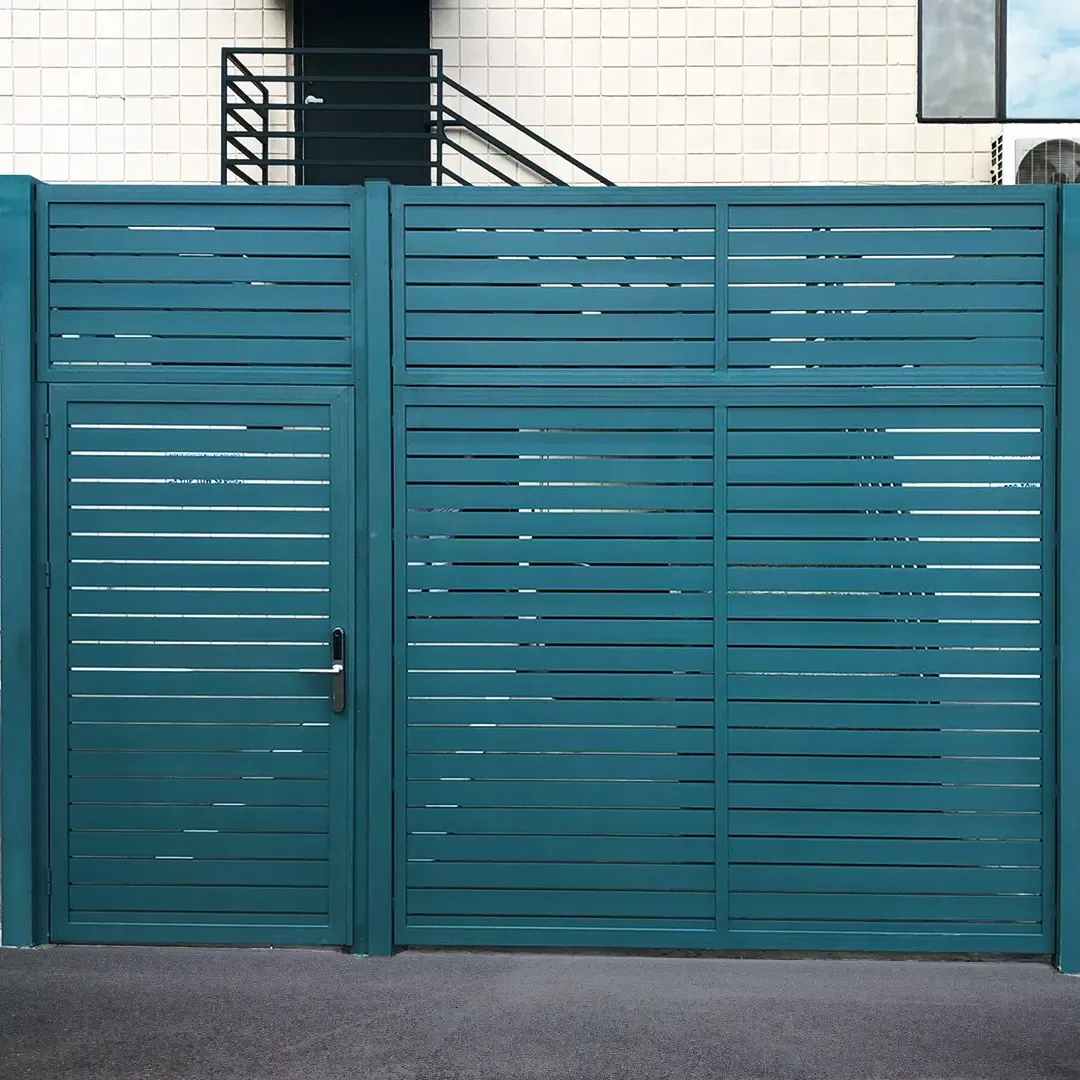 Aqua Pedestrian Gate and Fencing, installed by Mulholland Brand