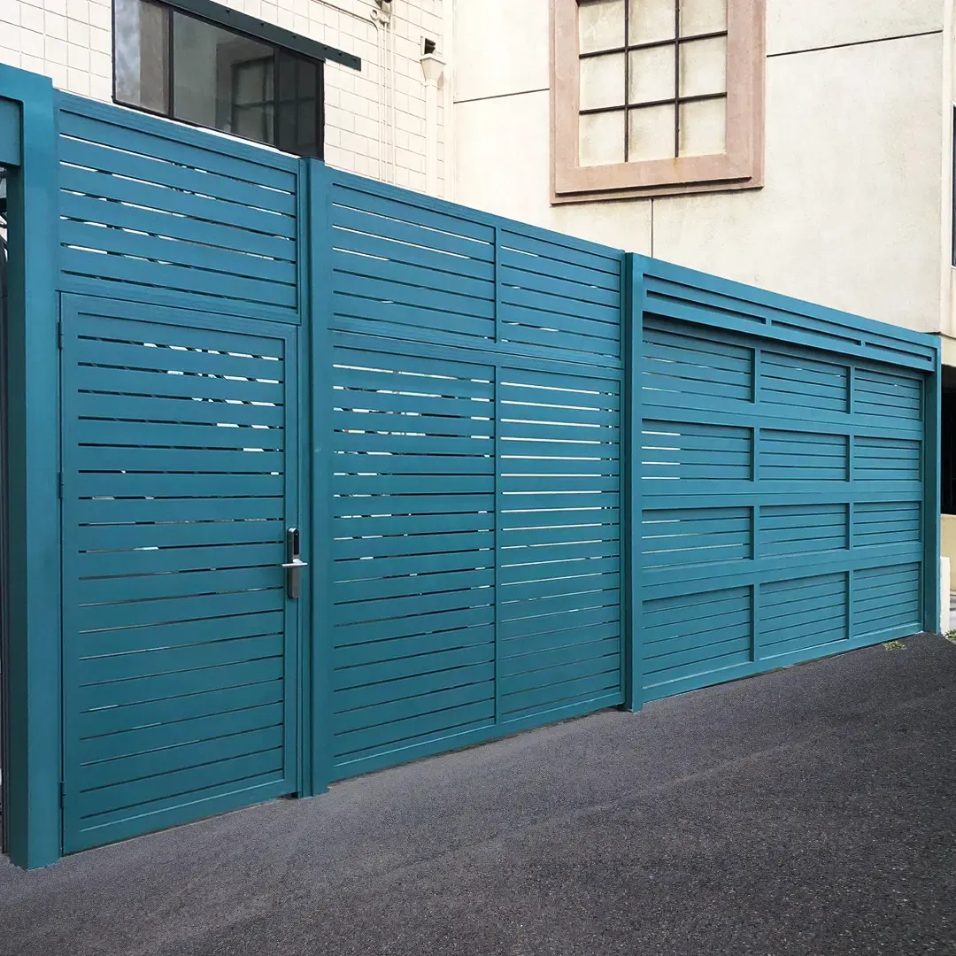 Aqua Profile 24 Pedestrian Gate and Fencing, installed by Mulholland Brand