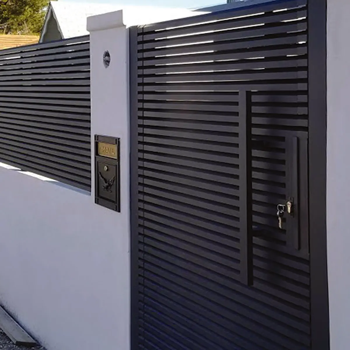 Aluminum Privacy Gate