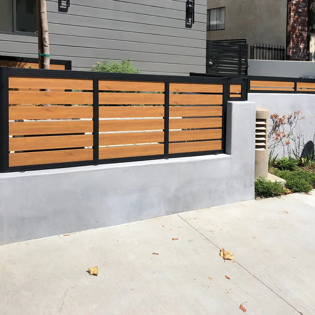 Wood-like Pedestrian Gate, Woodland Hills
