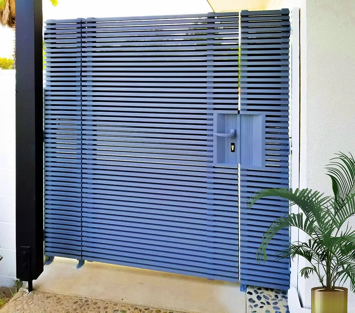 Grey Hi-tech aluminum gate