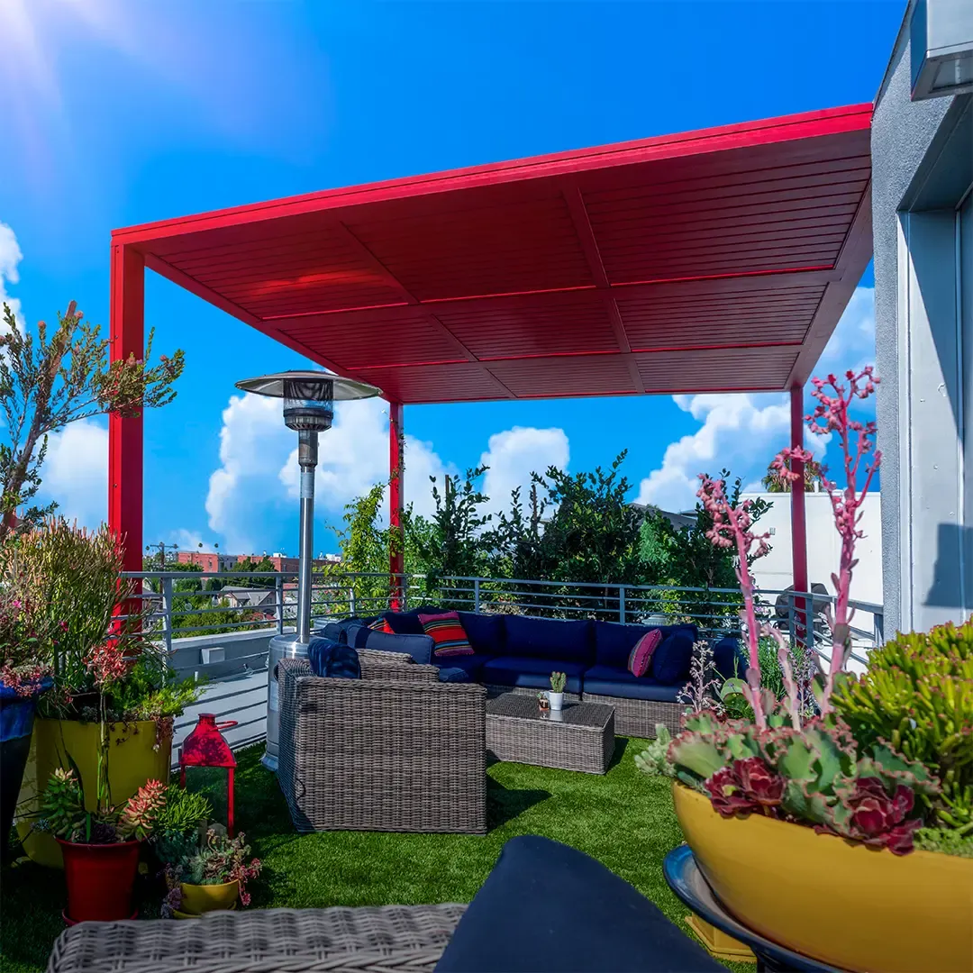 red Pergola, Mulholland pergola, Pergola, Mulholland brand