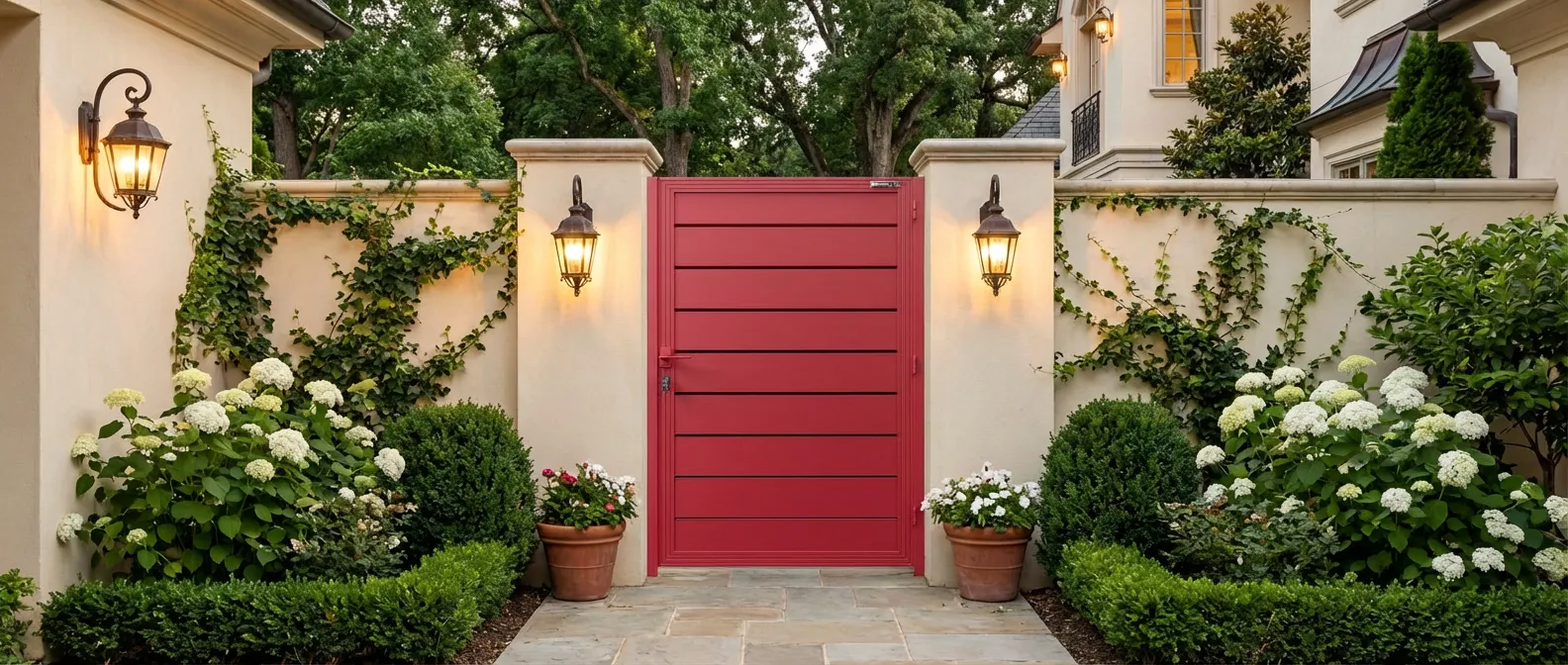 Profile 24 Series aluminum gate