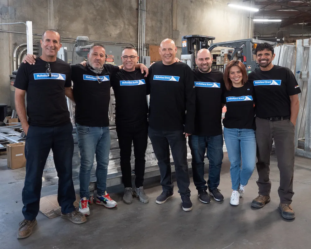 The Mulholland Brand team on the shop floor