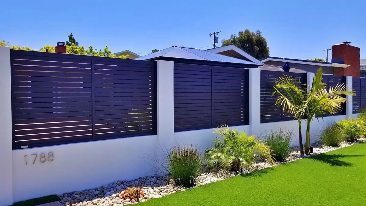 Specialty aluminum perimeter fence