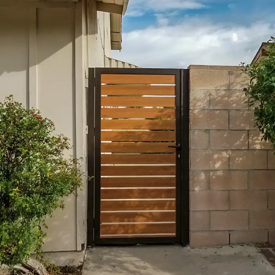 Mulholland Wood-Like Entrance Gate