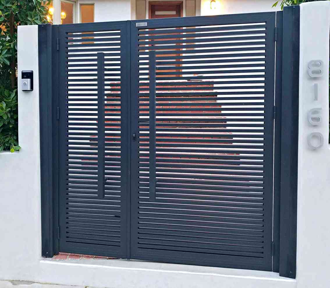 Specialty aluminum entry gate