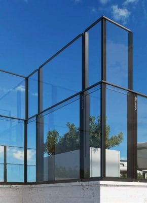 glass railing