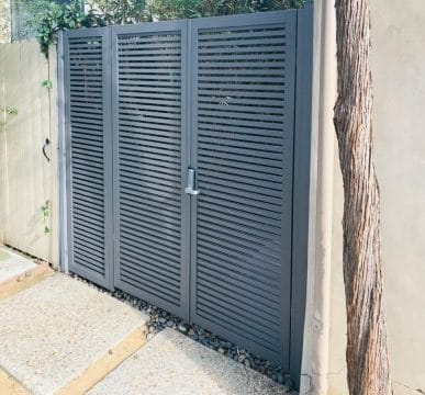 Specialty aluminum entry gate