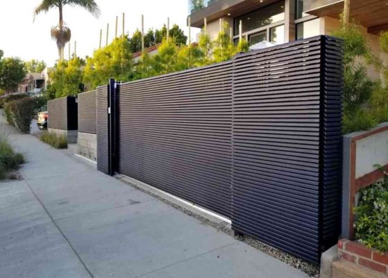 Los Angeles Home Beautiful Contemporary Gate Mulholland Brand