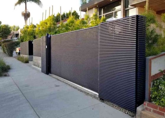 "Hi-Tech" Full Aluminum Semi-Privacy Gate