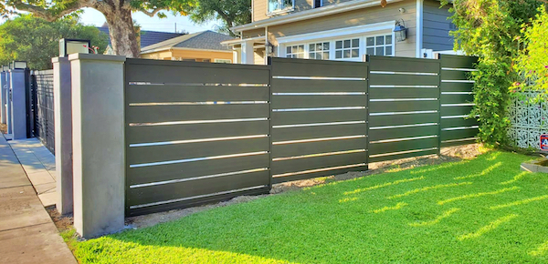 Semi private fence