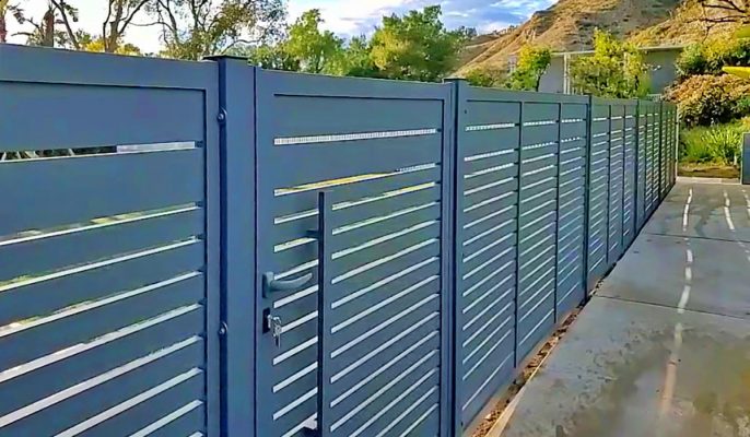 Specialty aluminum fence