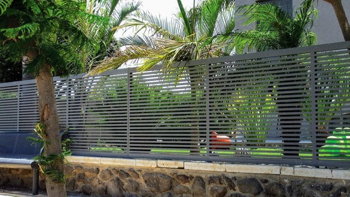 Specialty aluminum fence