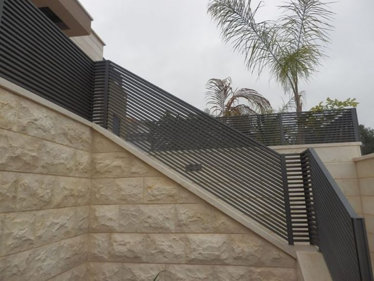 Black Aluminum stair railing
