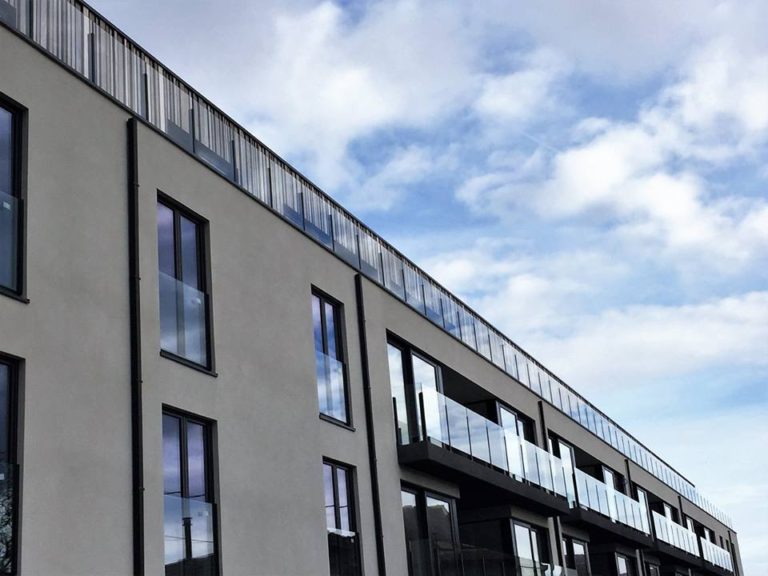 Orbit 2 - Aluminum & Glass Railings for Yards for Apartment Complex Balconies