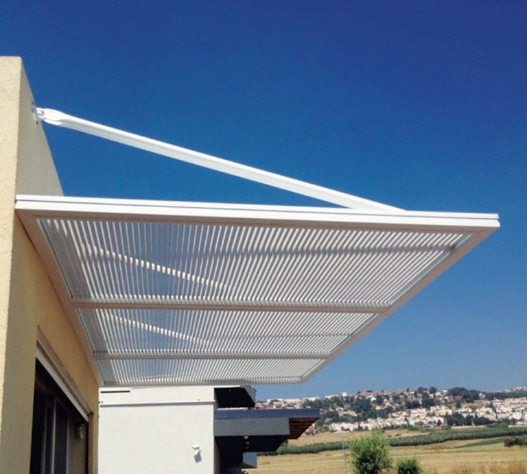 Hanging Pergola - White - Mulholland Brand