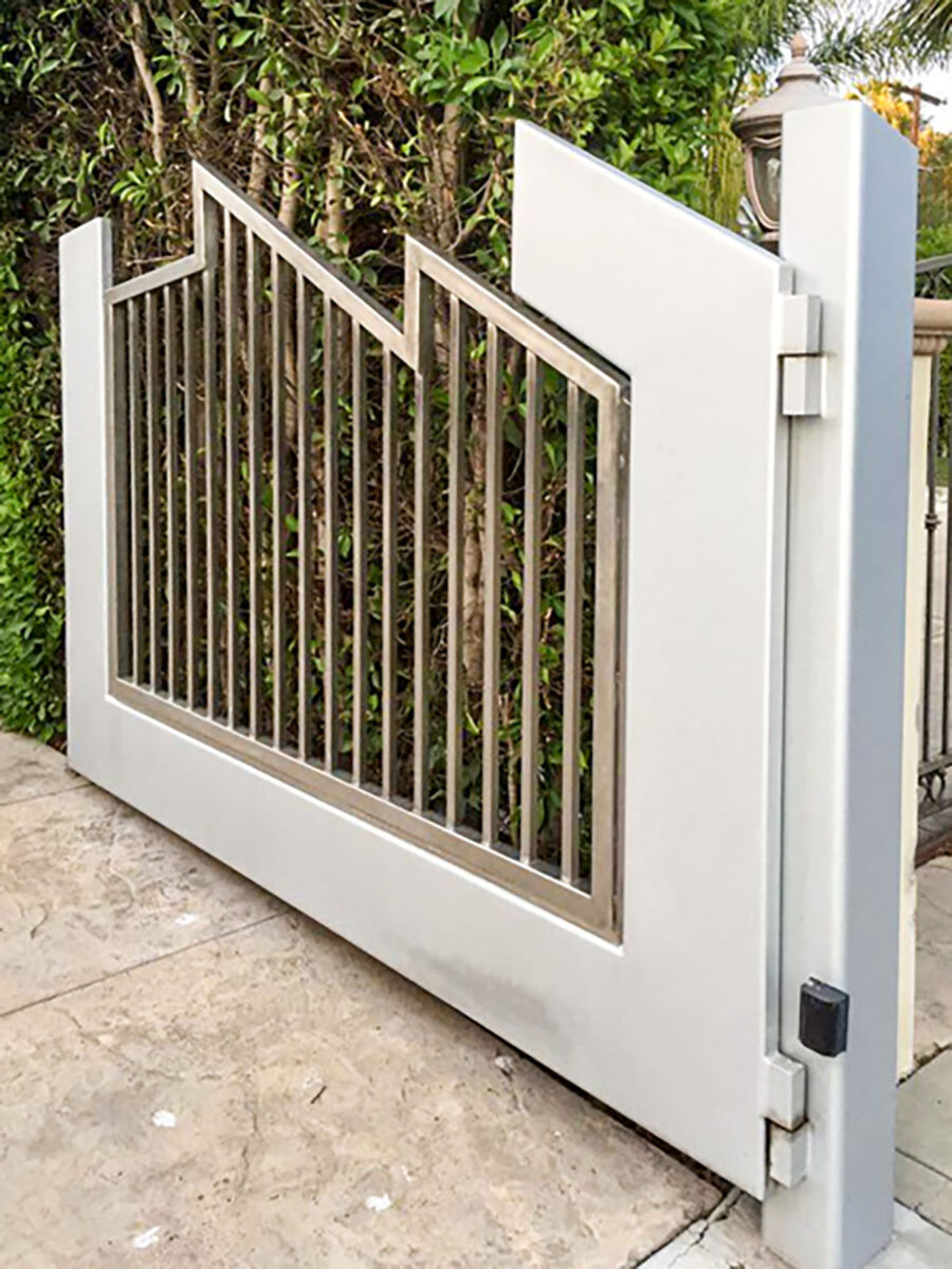 Automatic Stainless Steel Gates - Mulholland Brand