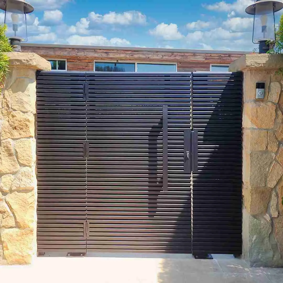 Black Hi-Tech Pedestrian Gate