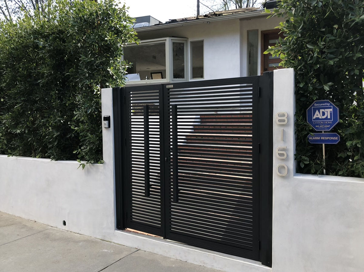 Specialty aluminum entry gate