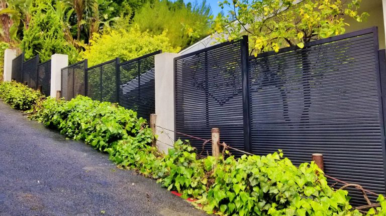 Custom Designed Aluminum Fences Around The House