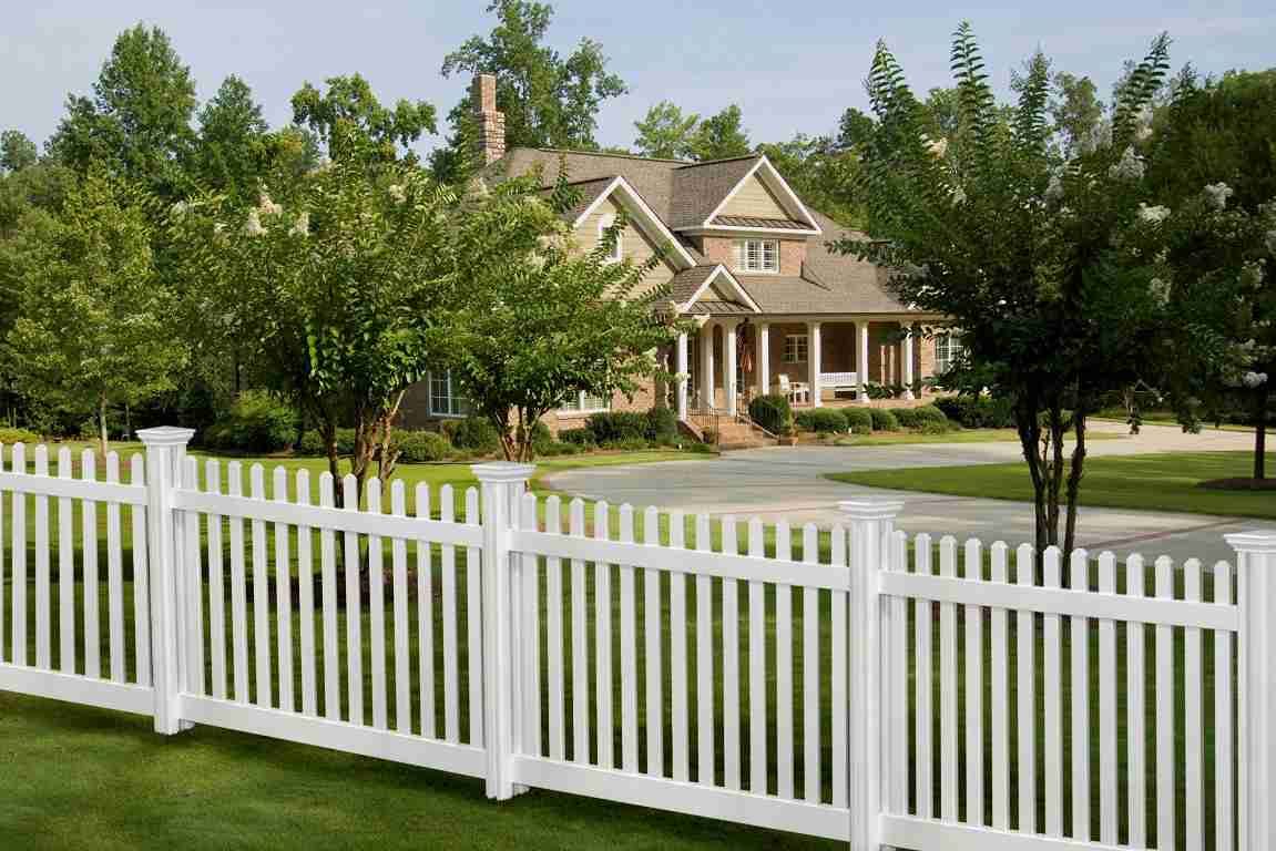 white picket fence