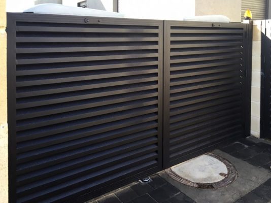 Specialty aluminum entry gate