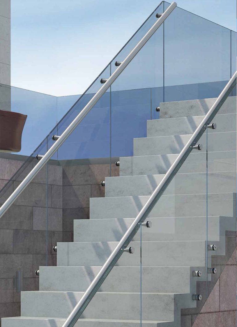 Glass Staircase Railing
