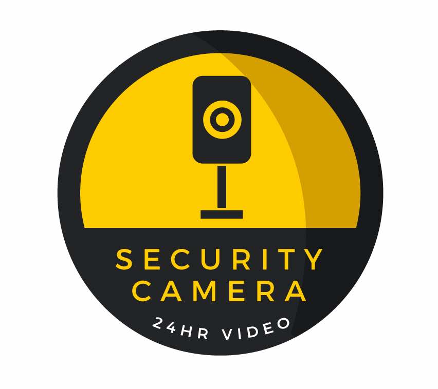 Home Security Camera Sign