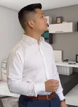 Jordan Martin Pretending to Talk to Someone