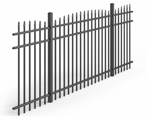 Traditional Style of aluminum fence