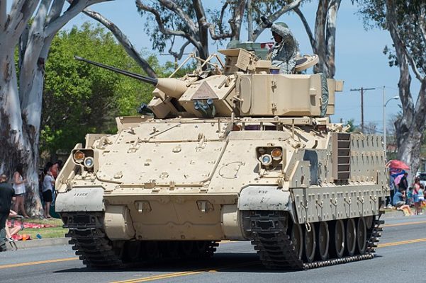 The aluminum Bradley Ingantry Fighting Vehicle 