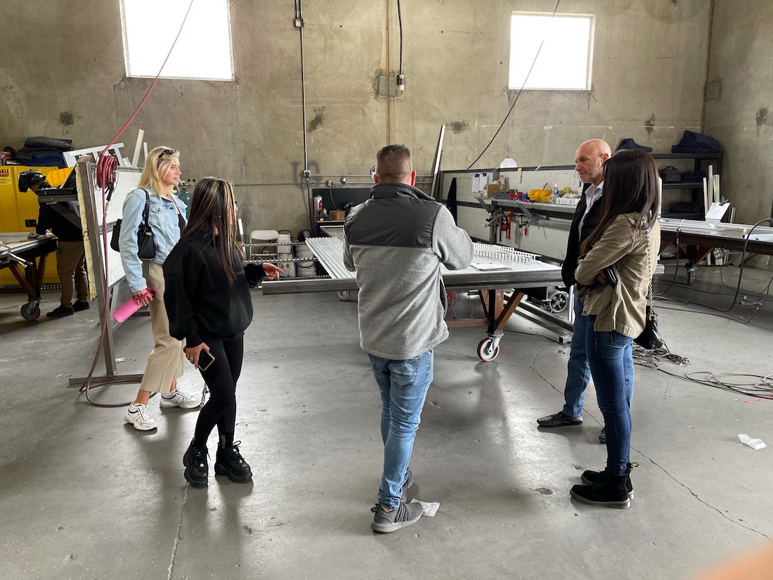 Our Crafstmen Hosting a Design Session in our Factory/Showroom | Mulholland Brand Gates & Fences