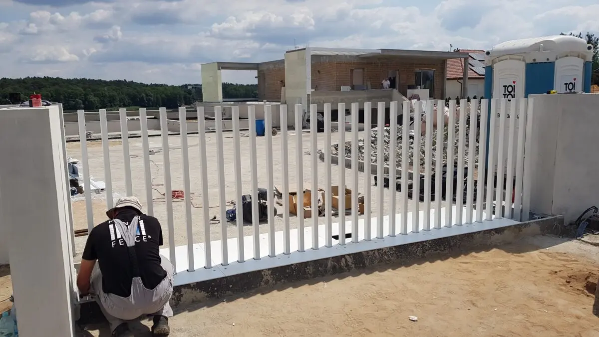 The gate that disappears into the ground