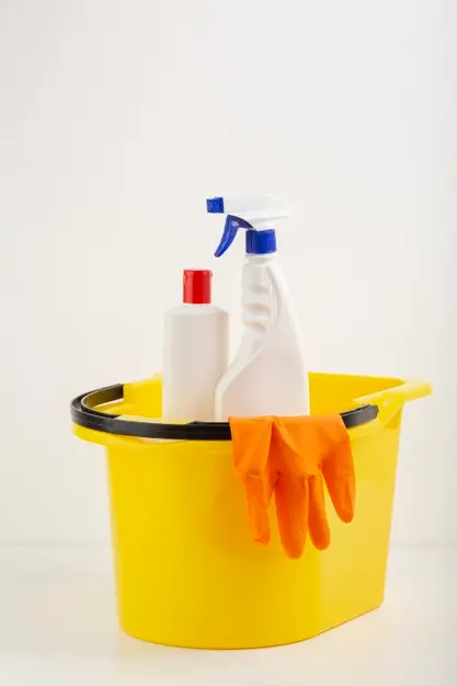 use mild soap and water when cleaning gate
