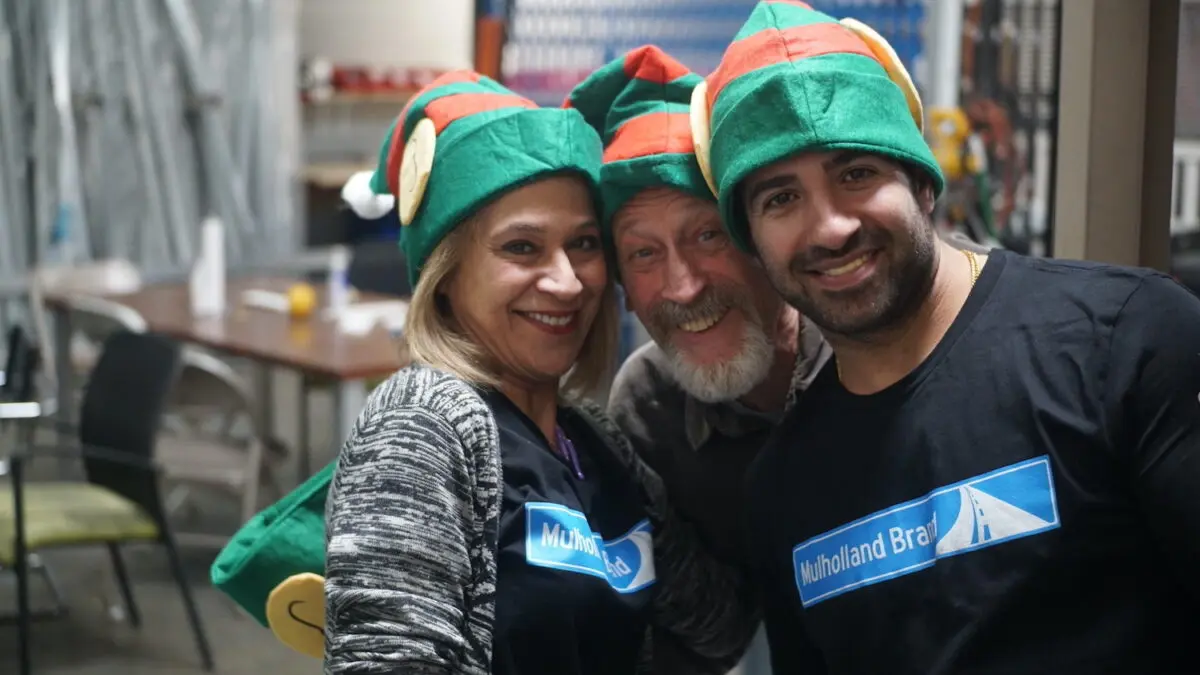 Mulholland Brand Team - Spreading the Holiday Cheer