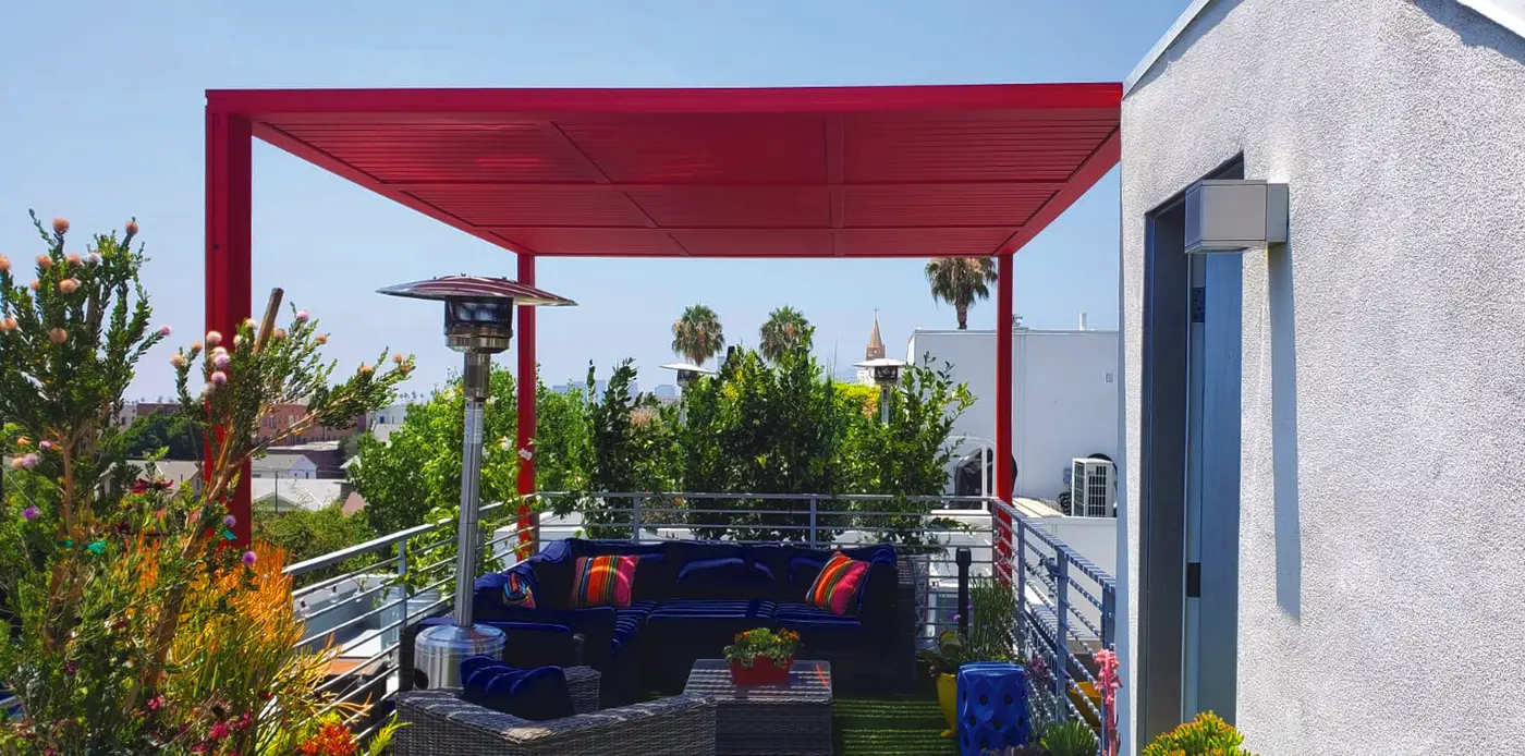 red pergola San Diego