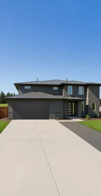 modern garage door