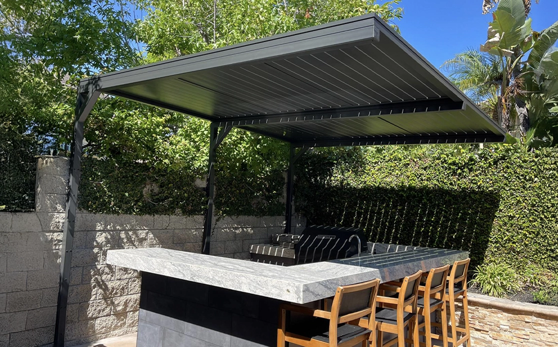 Pergola as roof for your patio