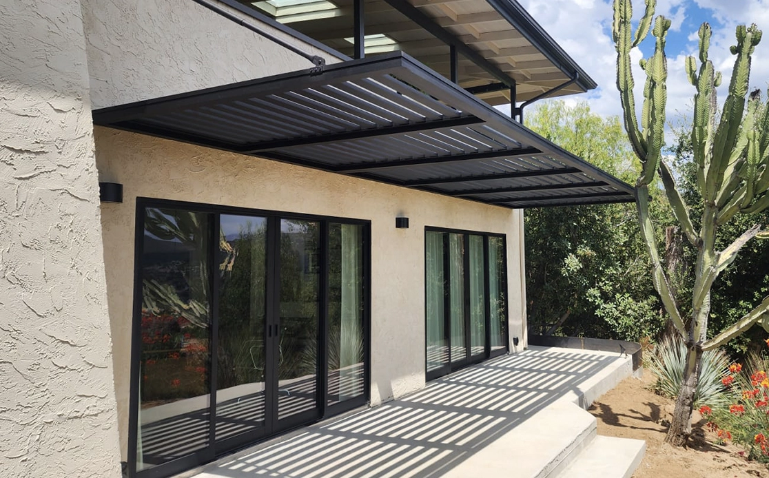 Custom Pergola with roof for patio